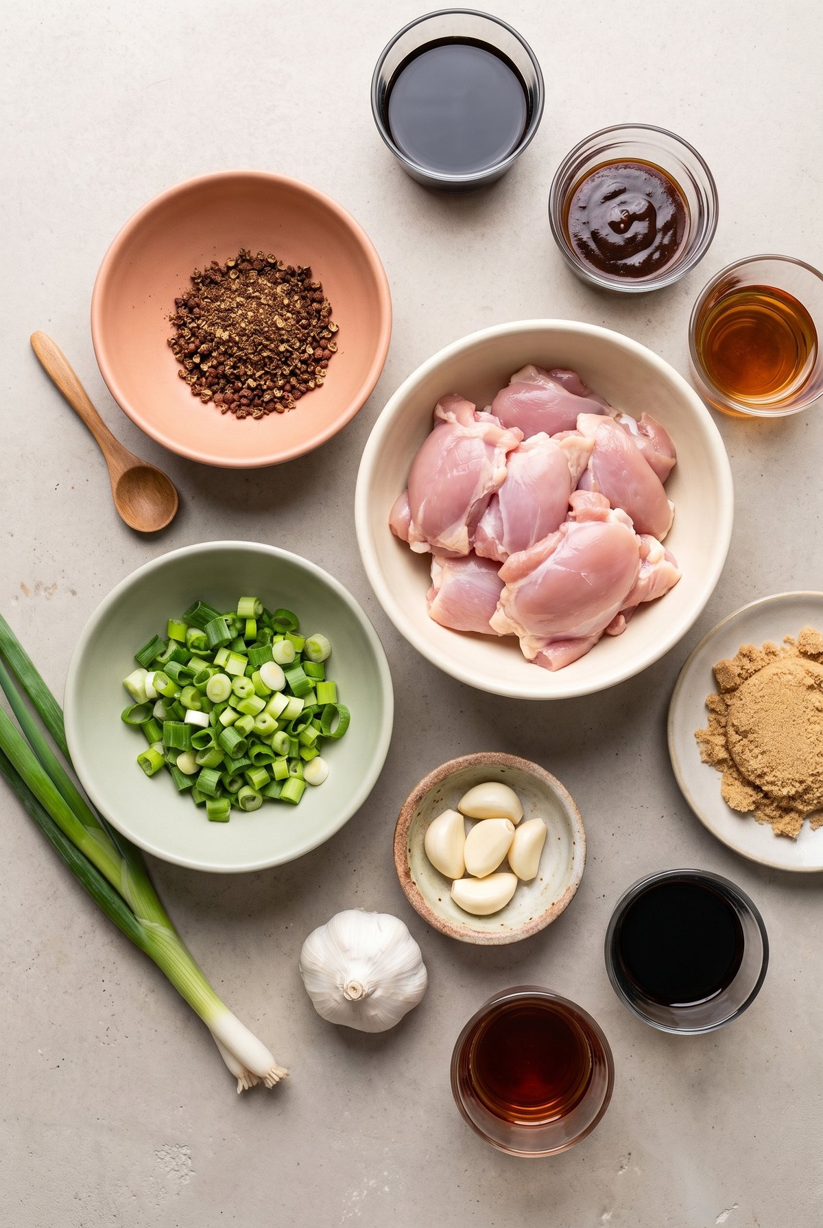 Ingredients for Kung Pao Chicken