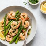 Lemon Garlic Shrimp and Asparagus