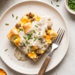 Biscuits and Gravy Casserole